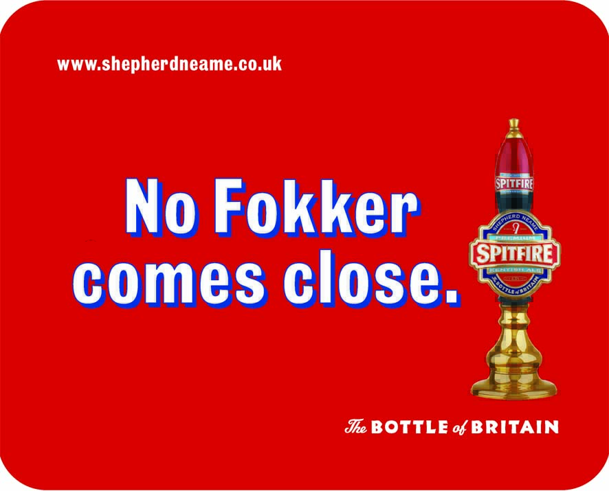 A Spitfire Ale ad. 