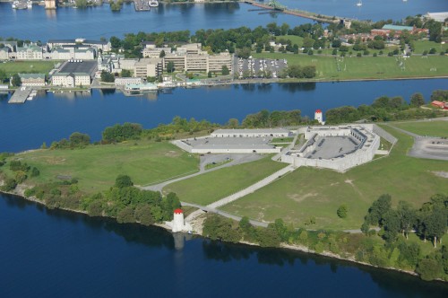 Fort Henry from above. (Photo courtesy of Parks Canada)